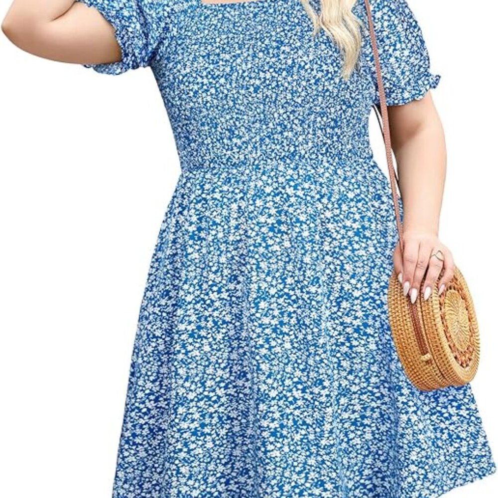 Mini Floral Summer Dress (14W-16W)